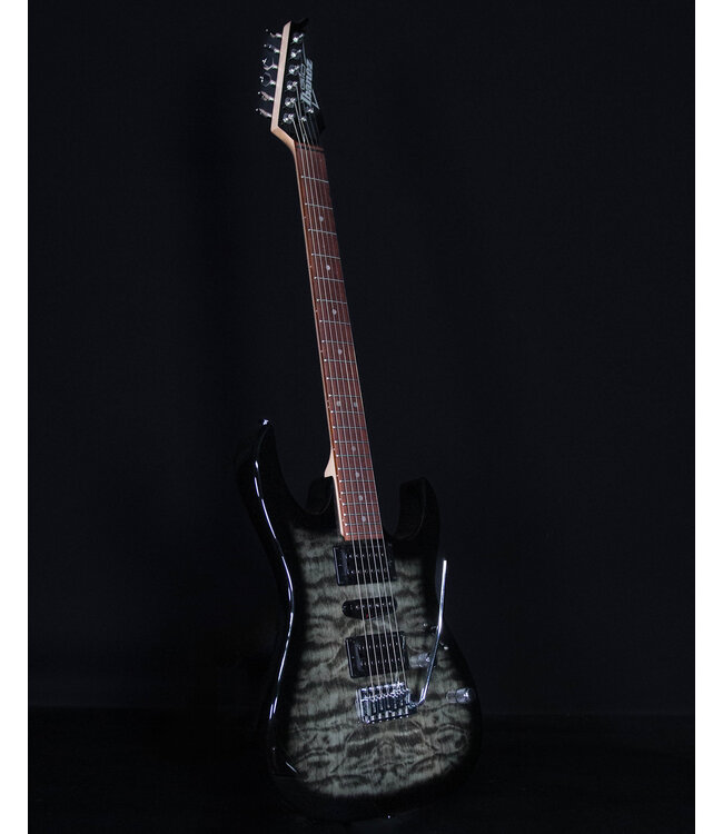 Ibanez GRX70QA, Transparent Black Sunburst