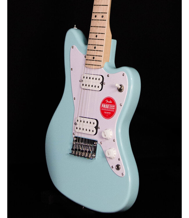 Squier Mini Jazzmaster HH, Maple FB, Daphne Blue