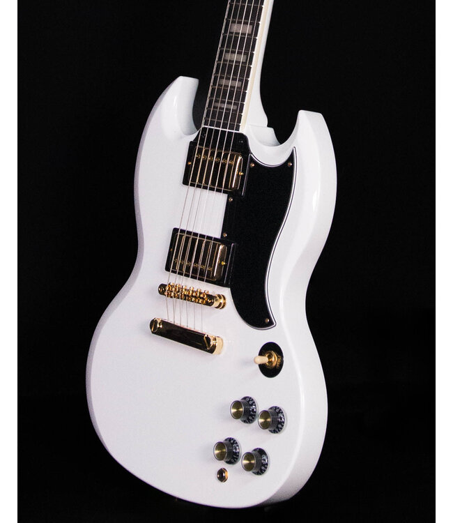 Epiphone SG Custom, Alpine White (Premium Gig Bag Included)