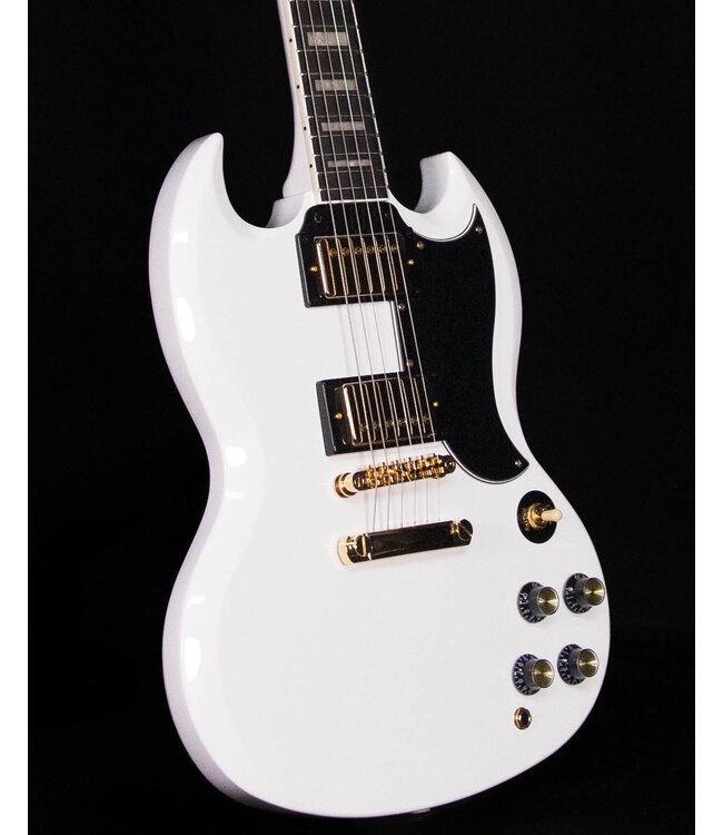 Epiphone SG Custom, Alpine White (Premium Gig Bag Included)