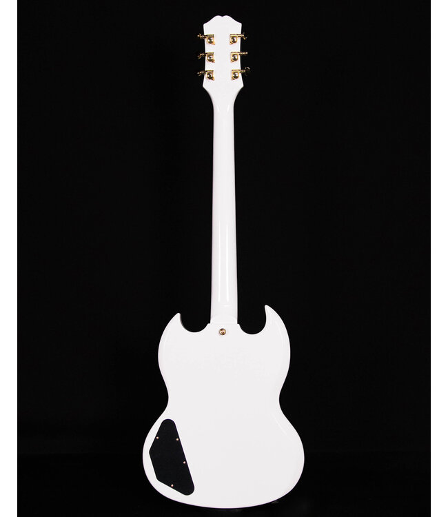 Epiphone SG Custom, Alpine White (Premium Gig Bag Included)