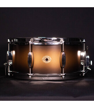 Slingerland Slingerland 14" x 6.5" Radio King Artist Snare Drum, Black & Gold Lacquer