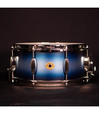 Slingerland Slingerland 14" x 6.5" Radio King Artist Snare Drum, Blue and Silver Lacquer