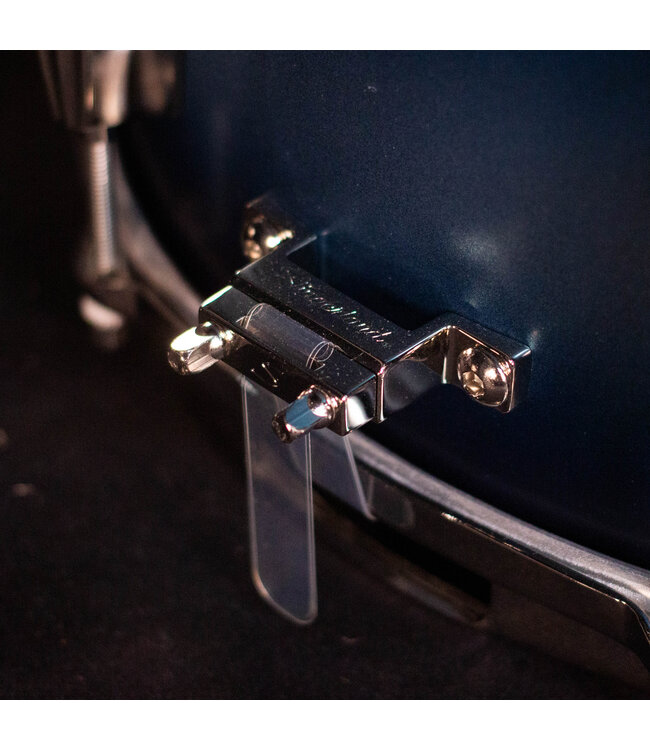 Slingerland 14" x 6.5" Radio King Artist Snare Drum, Blue and Silver Lacquer