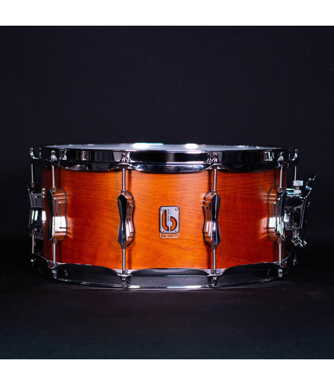 British Drum Company 14" x 6.5" Big Softy Series Cherry and Balsa Snare Drum