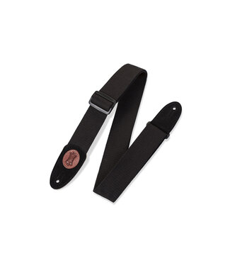 Levy's Levy's 2" Cotton Guitar Strap, Black