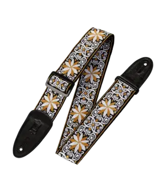 Levy's Levy's  2" Wide Jacquard Guitar Strap, Gold