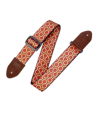 Levy's Levy's 2" Wide Poly Guitar Strap, Hex