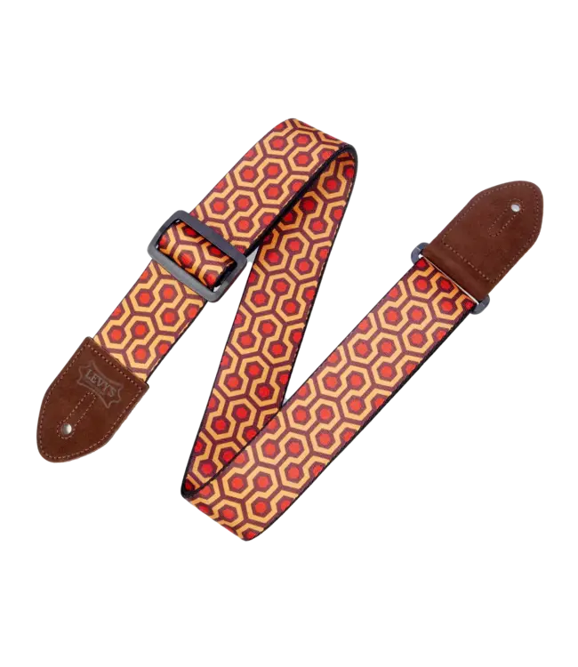 Levy's 2" Wide Poly Guitar Strap, Hex
