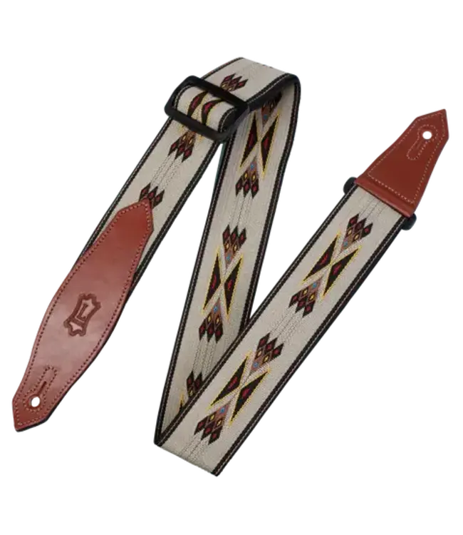 Levy's 2"  Woven Guitar Strap, Tan