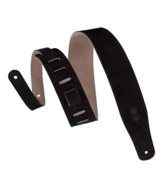 Levy's Levy's  2.5" Suede Guitar Strap, Black