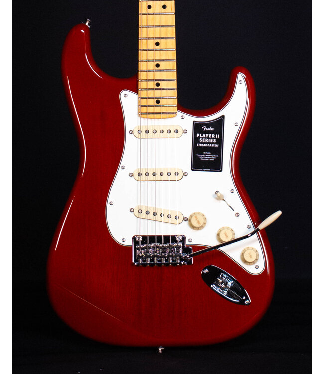 Fender Player II Stratocaster, Maple FB, Chambered Mahogany, Transparent Mocha Burst