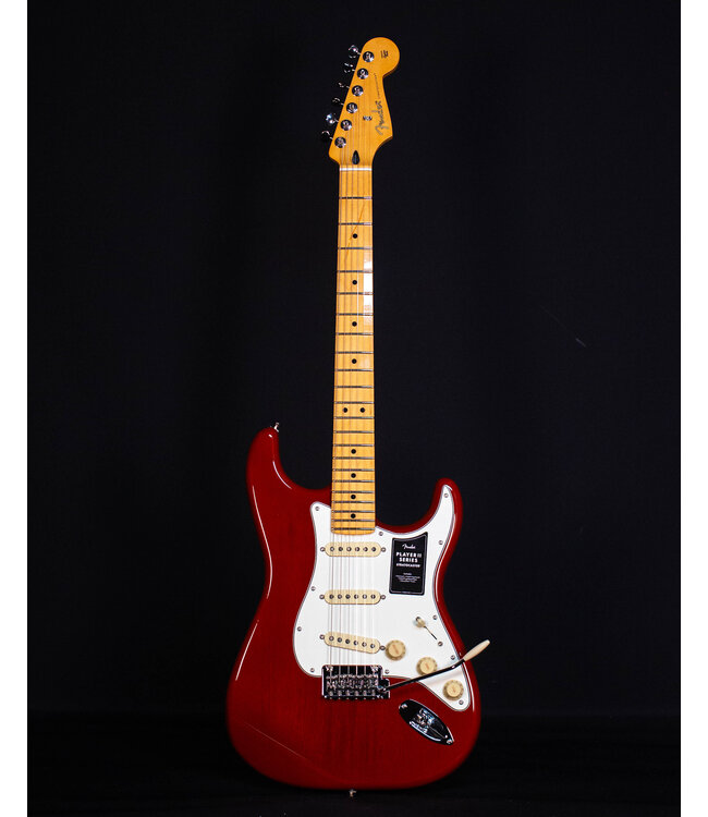 Fender Player II Stratocaster, Maple FB, Chambered Mahogany, Transparent Mocha Burst