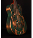 Recording King Swamp Dog Style-O Resonator, Distressed Vintage Green - USED