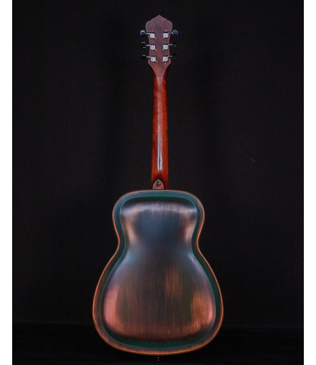 Recording King Swamp Dog Style-O Resonator, Distressed Vintage Green - USED