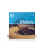 D'Addario Phosphor Bronze Acoustic Guitar Strings 10-Pack, 12-53 Light