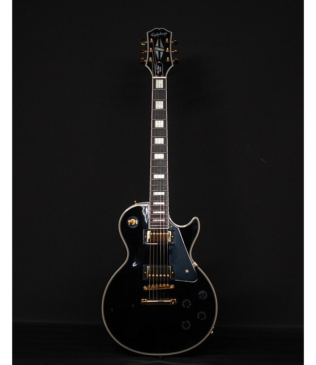 Epiphone Les Paul Custom, Ebony (Premium Gig Bag Included)