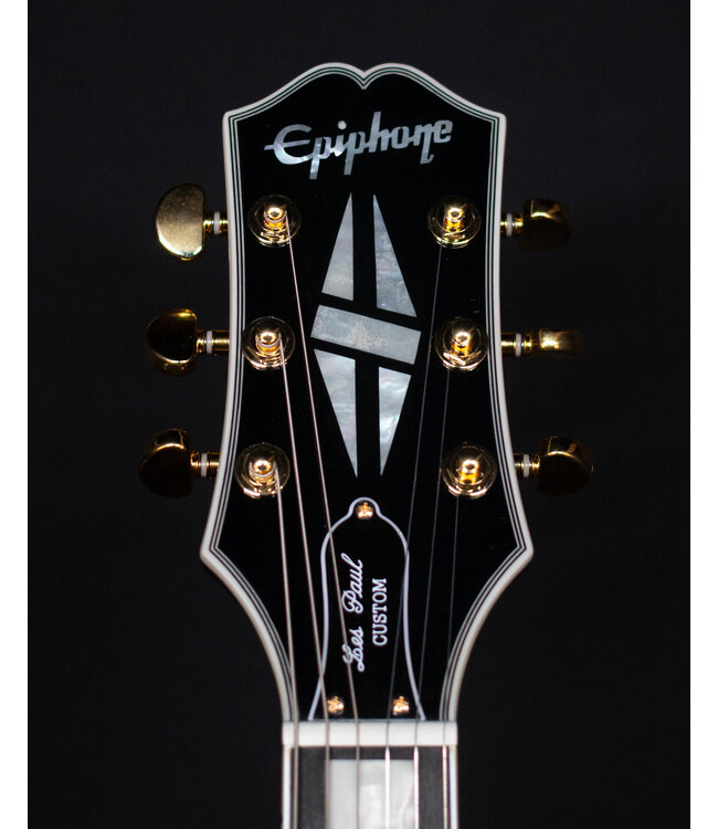 Epiphone Les Paul Custom, Ebony (Premium Gig Bag Included)
