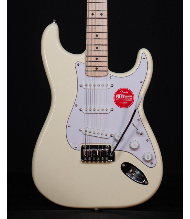 Squier Affinity Stratocaster, Maple FB, Olympic White