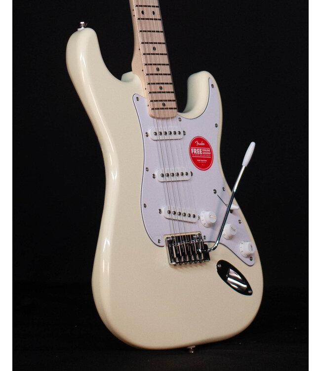 Squier Affinity Stratocaster, Maple FB, Olympic White