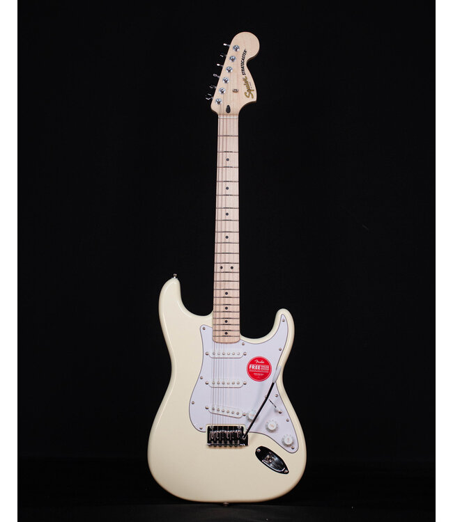 Squier Affinity Stratocaster, Maple FB, Olympic White
