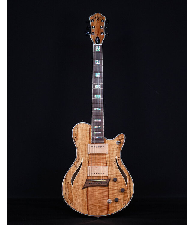 Michael Kelly Hybrid Special, Pau Ferro, Spalted Maple, w/Gig Bag - USED