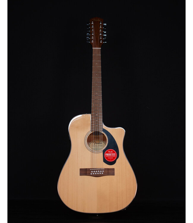 Fender CD-60SCE 12-String Acoustic/Electric, Natural - Blem