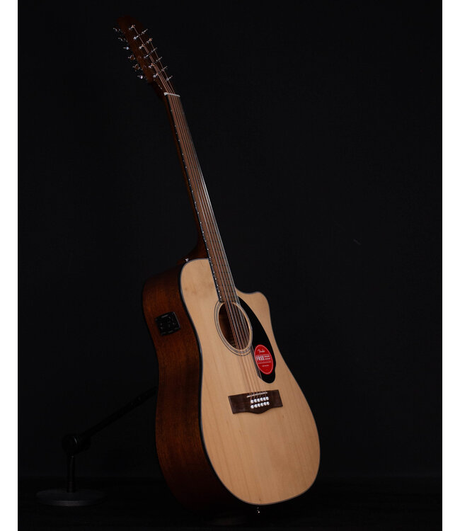 Fender CD-60SCE 12-String Acoustic/Electric, Natural - Blem