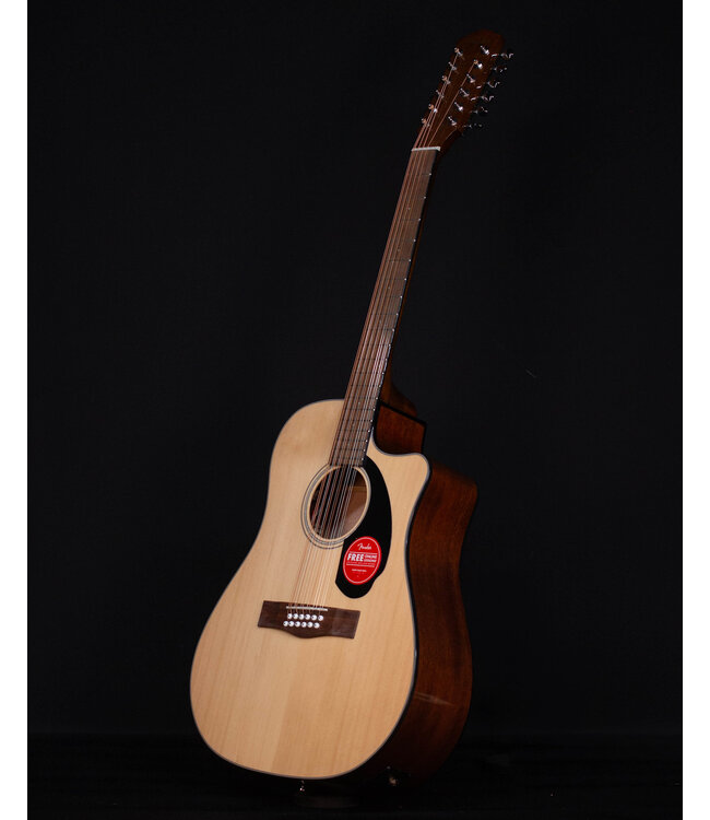 Fender CD-60SCE 12-String Acoustic/Electric, Natural - Blem