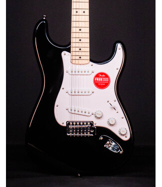 Squier Squier Sonic Stratocaster, Maple FB, Black