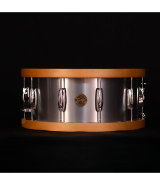 Gretsch Gretsch 14" x 6.5" Full Range Aluminum Snare Drum with Wood Hoops