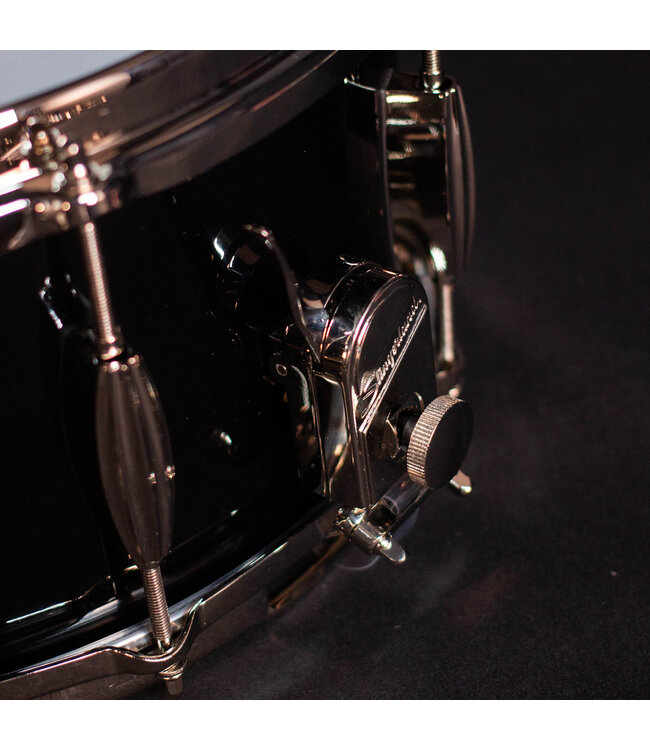 Slingerland 14" x 6.5" Studio King Snare Drum, Del Norte Black with Nickel Hardware