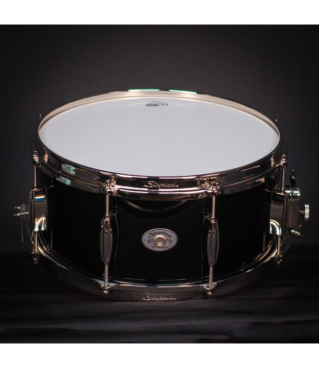 Slingerland 14" x 6.5" Studio King Snare Drum, Del Norte Black with Nickel Hardware