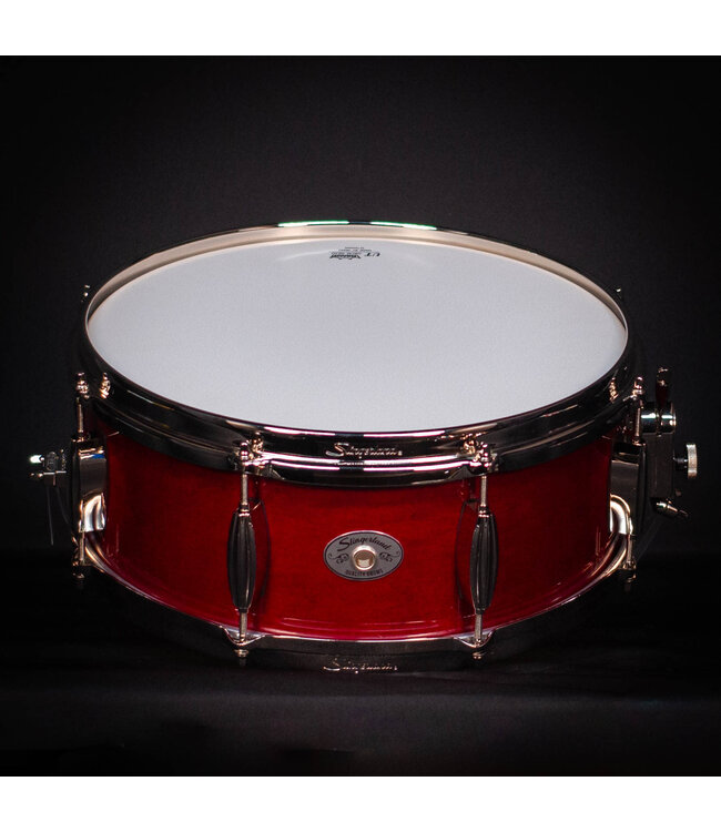 Slingerland 14" x 5.5" Studio King Snare Drum, Royal Crimson with Nickel Hardware