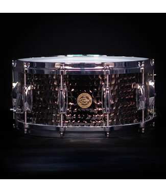 Gretsch Gretsch 14" x 6.5" Full Range Hammered Black Steel Snare Drum
