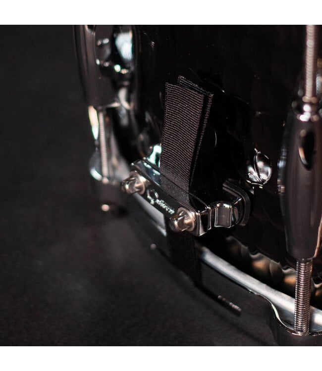 Gretsch 14" x 6.5" Full Range Hammered Black Steel Snare Drum