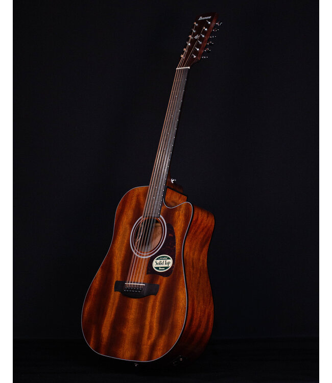Ibanez AW5412CE, 12-String, Open Pore Natural