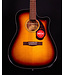 Fender CD-140SCE Dreadnought, Walnut FB, Sunburst with Case