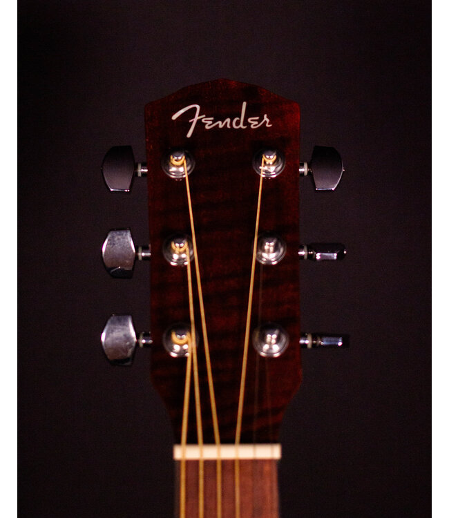 Fender CD-140SCE Dreadnought, Walnut FB, Sunburst with Case