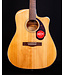 Fender CD-140SCE Dreadnought, Walnut FB, Natural with Case