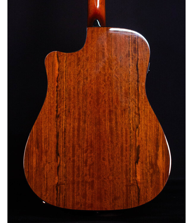 Fender CD-140SCE Dreadnought, Walnut FB, Natural with Case