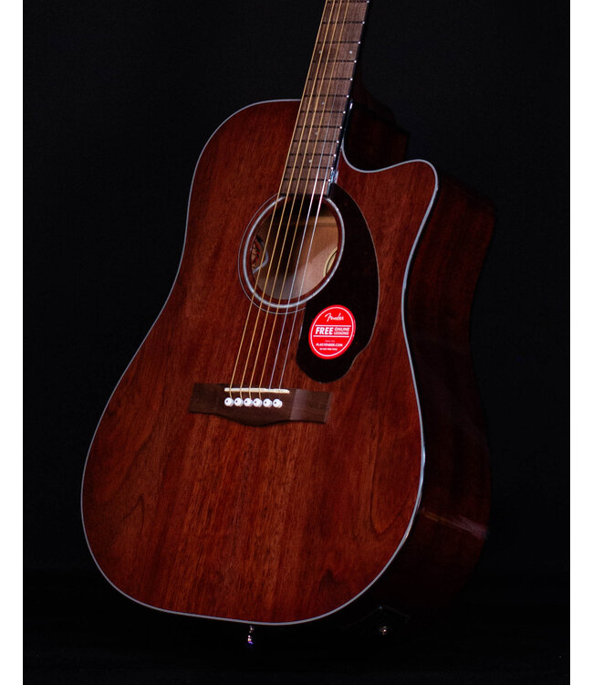 Fender CD-140SCE, Walnut FB, All-Mahogany with Case