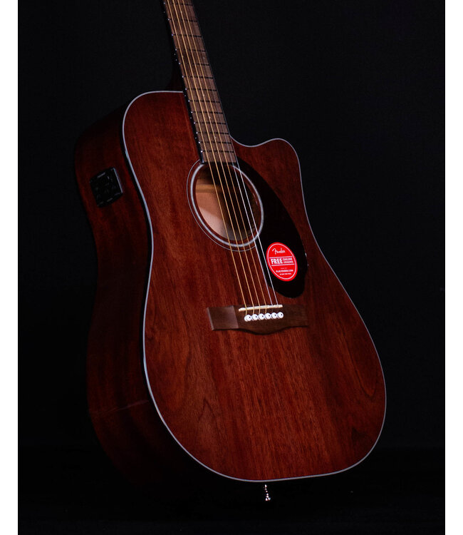 Fender CD-140SCE, Walnut FB, All-Mahogany with Case