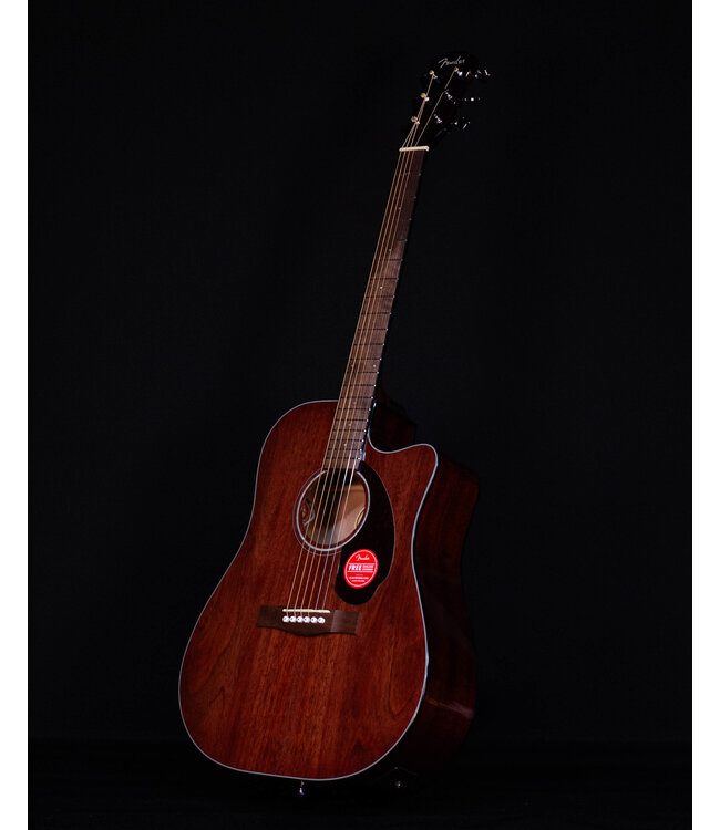 Fender CD-140SCE, Walnut FB, All-Mahogany with Case