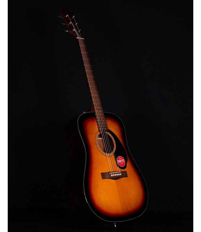 Fender CD-60 Dreadnought V3 with Case, Walnut FB, Sunburst