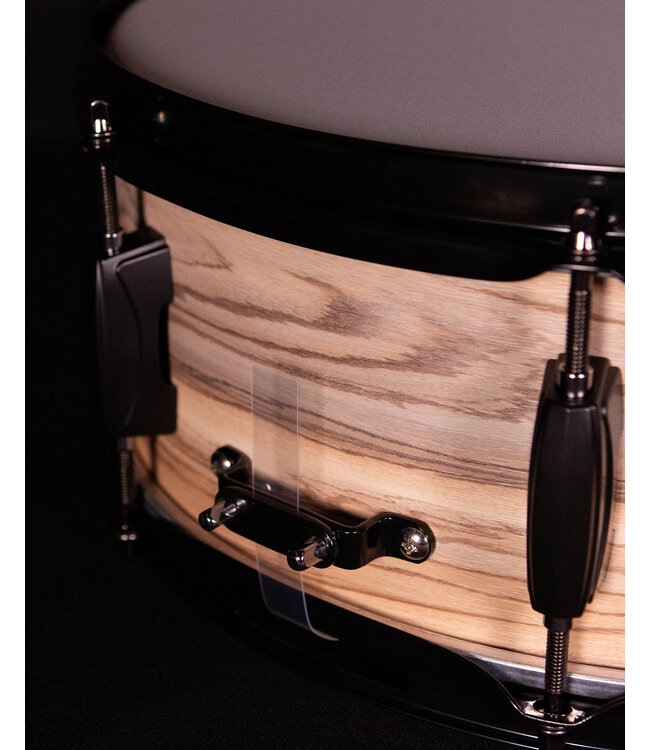 Tama 14"x 5.5" Woodworks Poplar Snare Drum, Zebra Wood Wrap