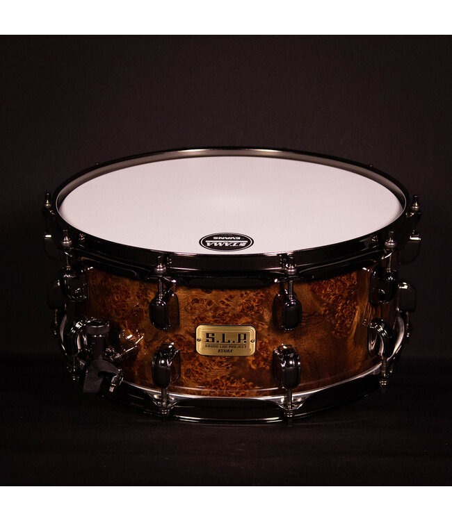 Tama 14"x 6" SLP G-Maple Snare Drum, Kona Mappa Bur