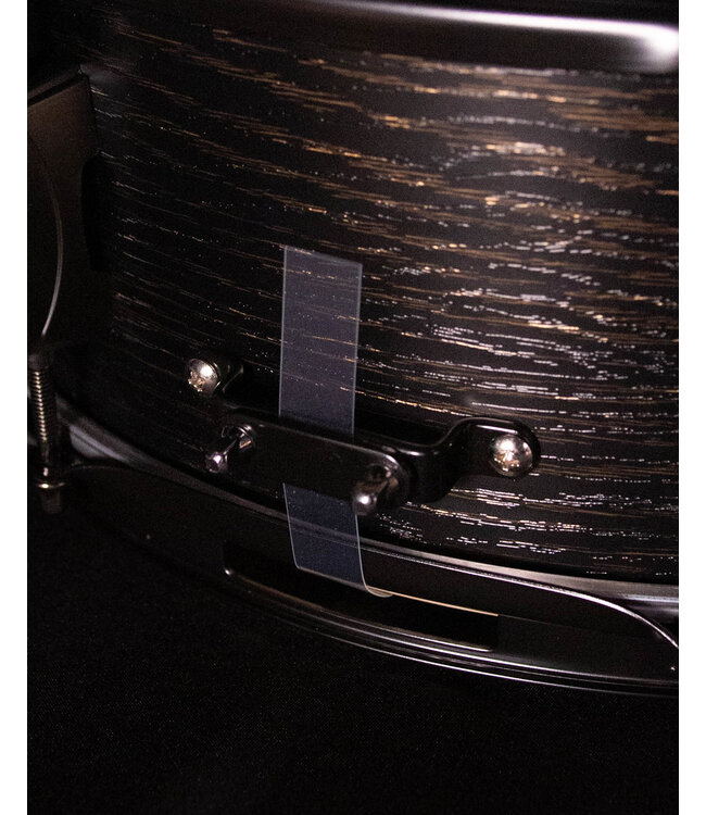 Tama 14" x 5.5" Woodworks Poplar Snare Drum, Black Oak Wrap