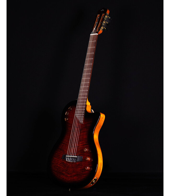 Cordoba Fusion Crossover Nylon Stage Guitar, Edgeburst