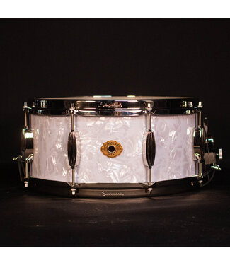 Slingerland Slingerland 14" x 5.5" Radio King Artist Snare Drum, White Marine Pearl